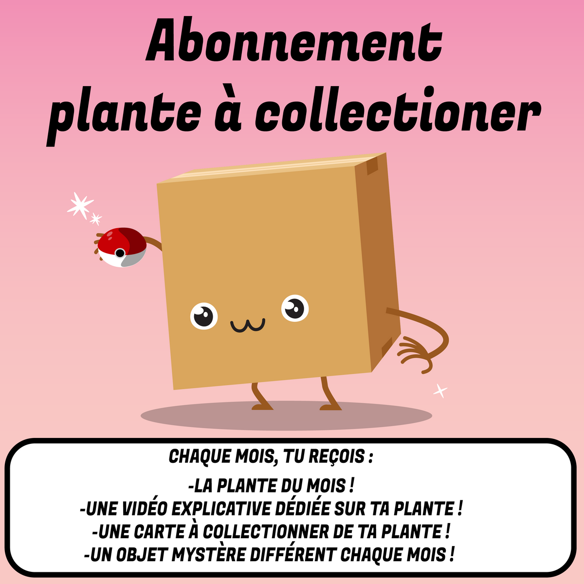 Abonnement plante à collectionner